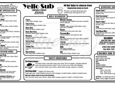 Bygone Restaurants: Yellow Sub